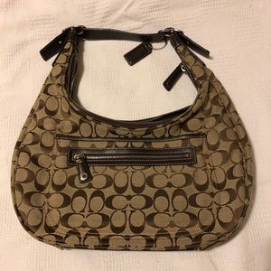 COACH monogram hobo bag Y2K